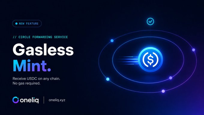 Gasless Mint: Receive USDC Without Holding Gas First